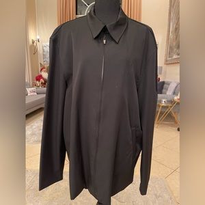Black jacket front zipper BCBG. XL